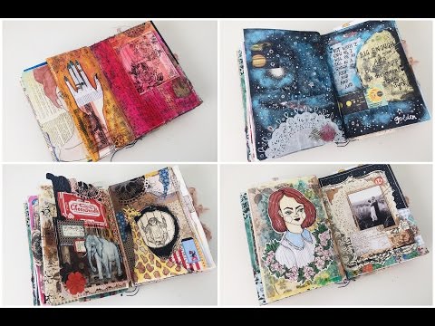 Completed Art Journal Flip Through