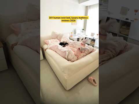 Human dog bed for adults, DIY human nest bed, luxury mattress design #cozybedroom #humannest
