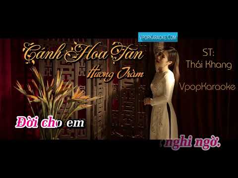 Canh hoa tan (karaoke - my tone)