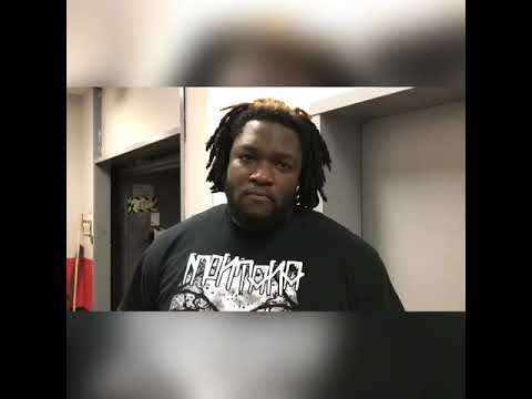Montana Black Addresses Yahya Backstage