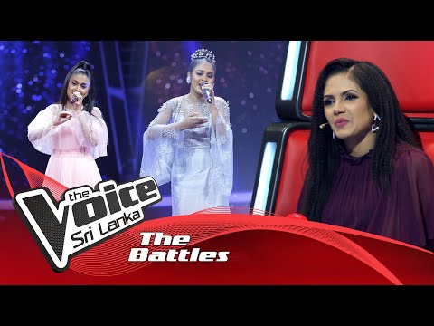 The Battles : Hansi Shalika V Ishara Kalpani | Sanda Eliya Mamai Nam | The Voice Sri Lanka