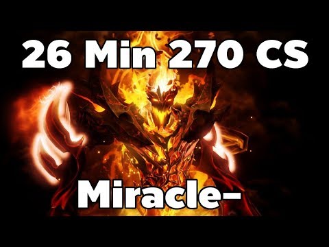 26 Min 270 CS Shadow Fiend Miracle-