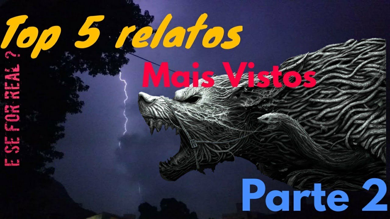 Top 5 relatos mais vistos - Parte  2.