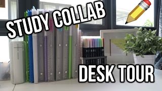 DESK TOUR! | studycollab: alicia