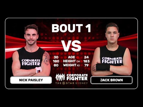 Corporate Fighter 38 - Nick Paisley v Jack Brown
