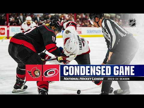 Ottawa Senators vs Carolina Hurricanes - Oct 11, 2023 HIGHLIGHTS