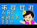 Ka Kha Ga Gha  क ख ग घ - Nepali ABC - Nepali Alphabet - Popular Nepali Nursery Rhymes