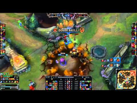 TSM Bjergsen   Jarvan IV vs Ahri   Mid   Highlights Aug 06, 2015