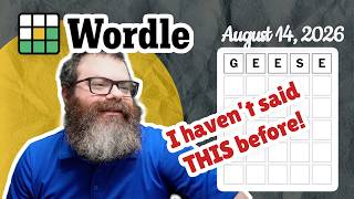 Now what | Wordle #1882 (August 14, 2026)