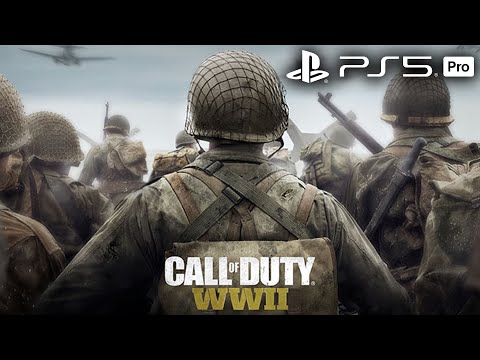 Call of Duty WW2 Full Game Gameplay Walkthrough (No Commentary) PS5 Pro 4K