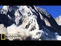 Impressionnante avalanche à Bondo