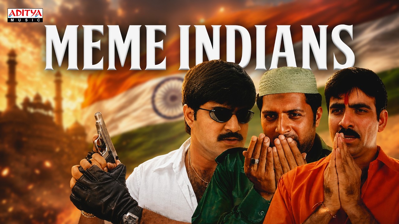 Meme Indians Song | Khadgam | Srikanth, Ravi Teja, Prakash Raj | DSP | Independence Day Special