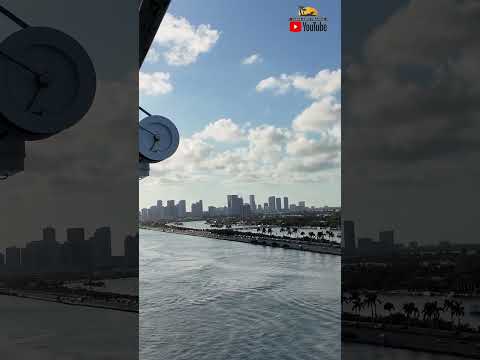 Thumbnail for View Of Miami Florida From The Icon Of The Seas