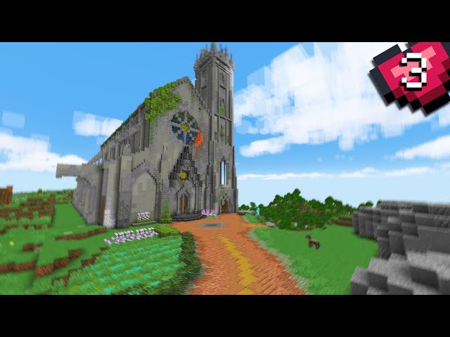 I made a Gothic Chapel :: Survival Minecraft Map