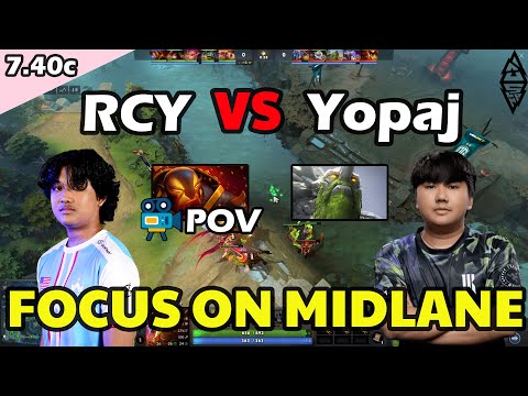 RCY Ember Spirit VS Yopaj Tiny | Focus on Midlane | 7.40c