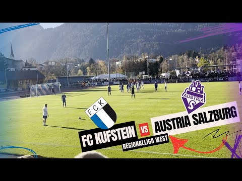 Letztes Spiel vor der Pause: FC Kufstein 🔵⚪ vs Austria Salzburg 🟣⚪ | Regionalliga West #unterhaus