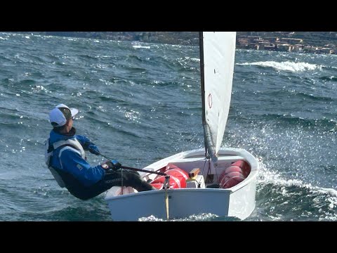 Optimist Training 20 Aprile 2024 #optimist #sailing #gardalake