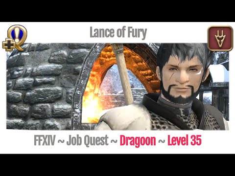 FFXIV Dragoon Level 35 Job Quest ~ A Realm Reborn ~ Lance of Fury