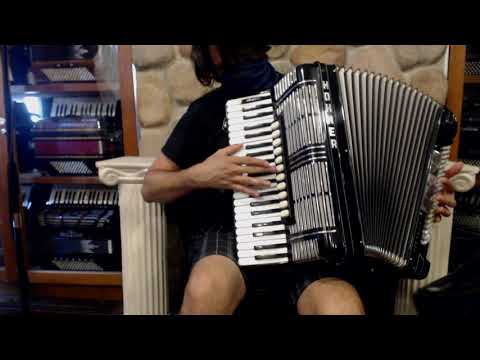 3916 - Black Hohner Morino V N Piano Accordion LMMMH 41 120 image 2