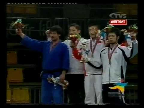 Doha 2006. Judo 81kg. Gold Medal Contest. Damdinsuren Nyamkhuu (MGL) v Almas Atayev (KAZ). Part II
