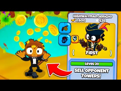 The NEW Hero in BTD Battles 2 SELLS YOUR OPPENENTS TOWERS.