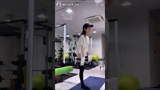 女子アナ 沖田愛加 ジム トレーニング動画 #shorts