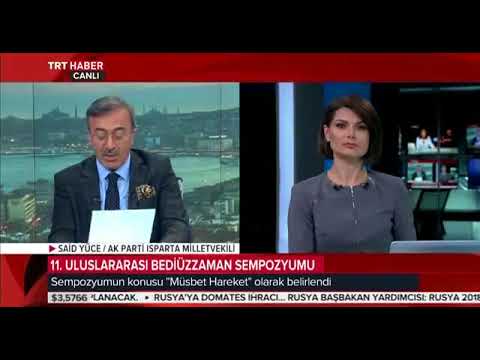 SAİD YÜCE TRT HABER'de Bediüzzaman Sempozyumunu Anlattı