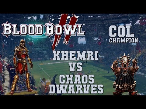 Blood Bowl 2 - Khemri (the Sage) vs Chaos Dwarves - COL_C G7