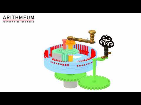 Die Vierspezies-Rechenmaschine von Anton Braun aus dem Jahr 1727