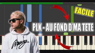 PLK - Au fond d&#39;ma tête | Vidéo Piano Tutoriel Facile Instrumental RAP FR (Piano Facile France)