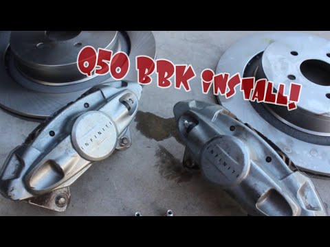 Installing Akebono BBK on a INFINITI Q50