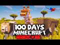I Survived 100 Days In AFRICA Minecraft