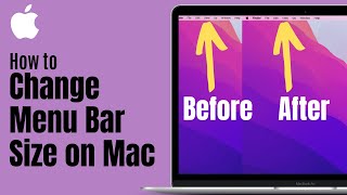 How to Change Menu Bar Size on Mac
