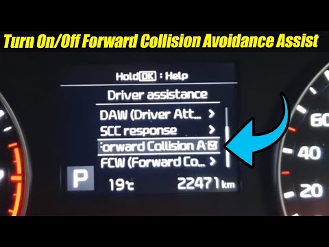 Kia Cerato 2019: How to Turn On/Off Forward Collision Avoidance Assist