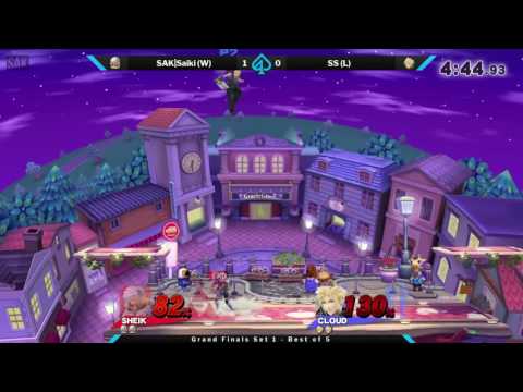 Gambit: Street Fight Grand Finals - SAK|Saiki (Sheik) vs SS (Cloud/Villager)