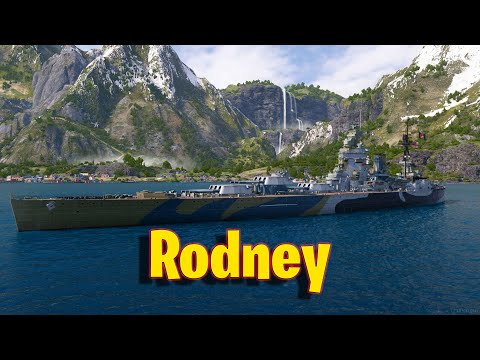 Meet The Rodney! Tier 7 British Battleship in World of Warships Legends!