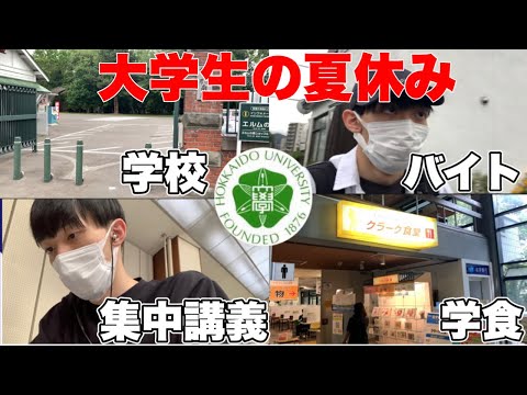 法学課程 【大学生の夏休み】夏休みとは思えない、至極平凡な大学生の1日【北大生】