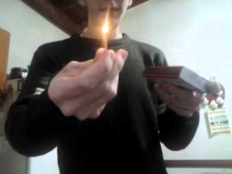 "Solución" Como encender un fosforo o cerillo de forma 100% efectiva