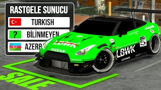 RASTGELE SUNUCULARDA Oynayarak ZENGİN OLDUM !! Car Parking Multiplayer