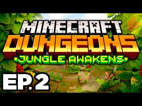 TheWaffleGalaxy - 🍃 NEW LEAPLEAF & WHISPERER MOBS! - Minecraft Dungeons: Jungle Awakens DLC Ep.2 (Gameplay Let's Play)