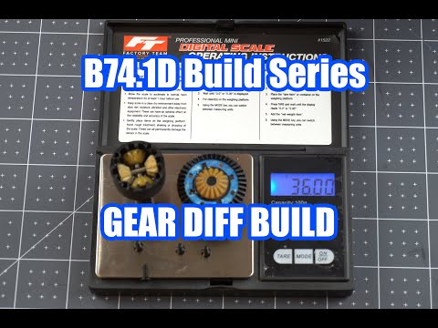 Team Associated B74.1d build series - Gear diffs