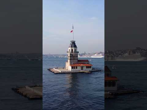 Istanbul Maiden's Tower Vlog #shorts #istanbul #travel #woman #vlog