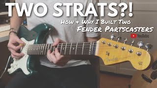 Video thumbnail for TWO STRATS?! | Why I Built Two Fender Partscasters (and why you should too) by ANDREW LYNCH