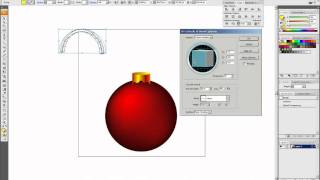 preview picture of video 'Adobe Illustrator Tutorial: Vector Christmas Ball'