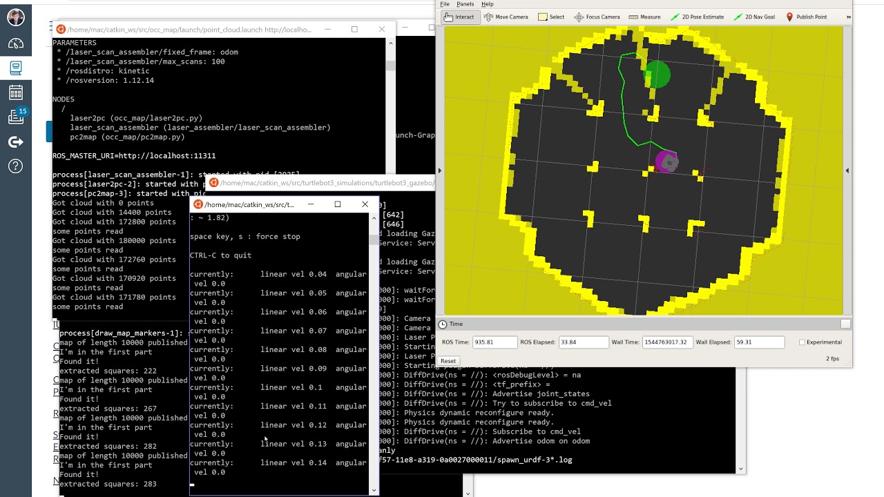 RRT Mapping on Occupancy Grid
