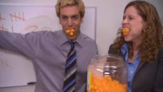 The Office : Cheese Puff Challenge | STS