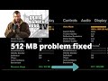 Gta 4 Fix Resource Usage 512 Mb Stuck Change To Dedicated Graphics Memory RRF Creations