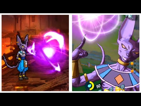 Dragon Ball Mugen VS Dragon Ball Legends - Beerus (God of Destruction) - Comparison
