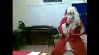 preview picture of video 'Crazy Santa Dancing...Funny :)'