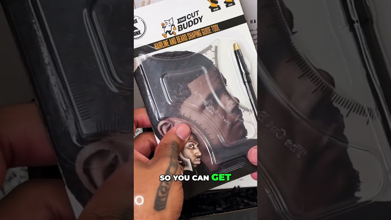 Perfect Hairline & Beard  Shaping Guide With Measurements! #minibuddy #thecutbuddy
